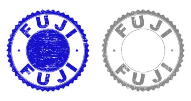 Grunge Fuji filigranlar çizik