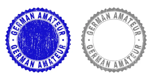 Grunge deutsche Amateurstempelsiegel — Stockvektor