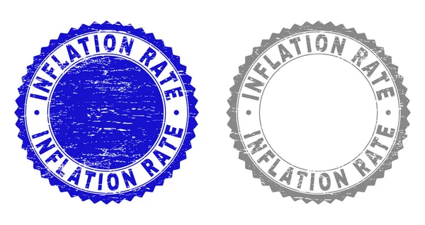 Грандж INFLATION RATE Текстуровані Статистика — стоковий вектор