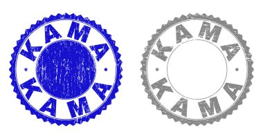 Grunge Kama filigranlar dokulu