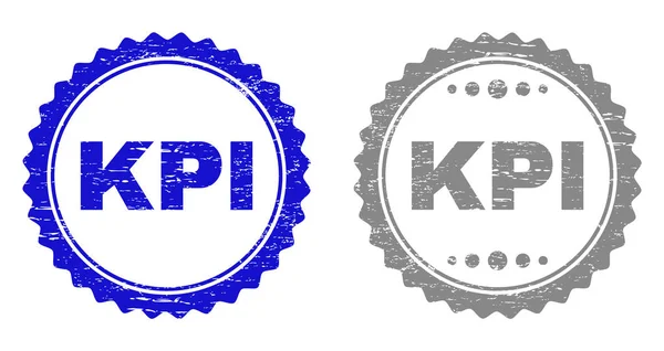 Grunge Kpi gekrast stempel zeehonden — Stockvector