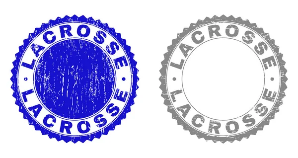 Грандж LACROSSE Текстуровані штампи — стоковий вектор