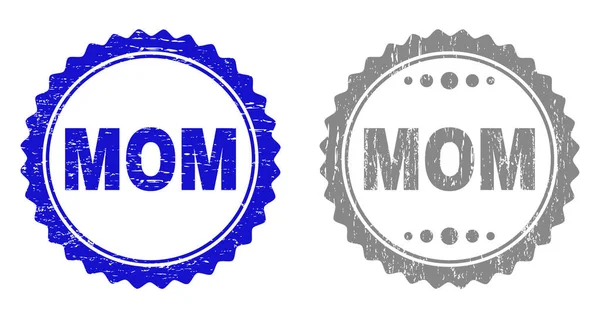 Grunge MOM texturizado Selos —  Vetores de Stock