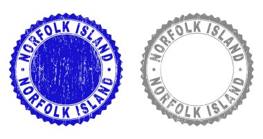 Grunge Norfolk Adası filigranlar dokulu