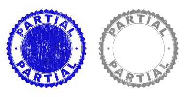 Grunge kısmi filigranlar çizik