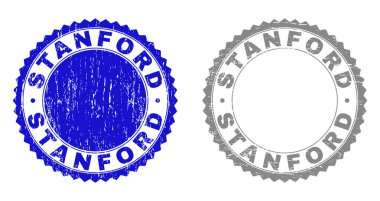 Grunge Stanford damga mühürler çizik