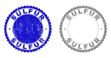 Grunge kükürt pullar çizik