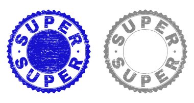 Grunge süper pullar çizik