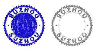 Grunge Suzhou filigranlar dokulu