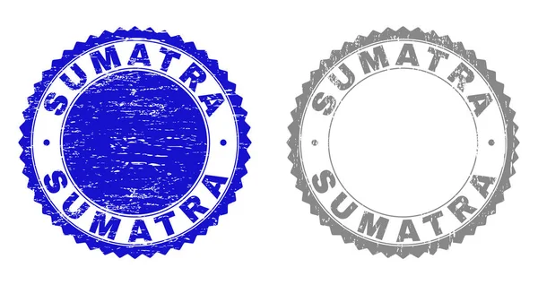 Стертые пломбы SUMATRA — стоковый вектор