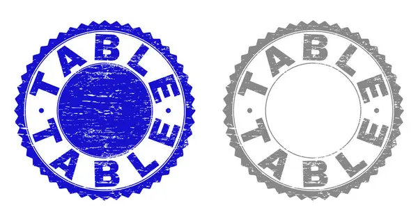 Грандж TABLE подряпаний штамп Ущільнення — стоковий вектор