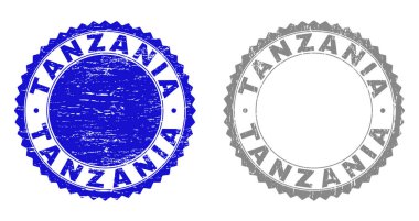 Grunge Tanzanya filigranlar çizik