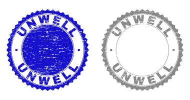 Grunge iyi çizilmiş pullar