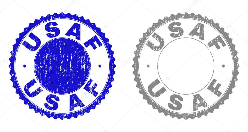 Grunge USAF Scratched Stamp Seals