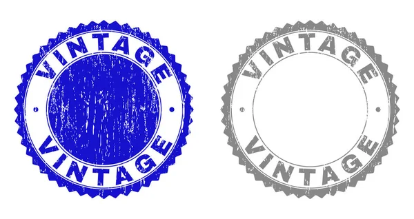 Grunge VINTAGE Timbres texturés — Image vectorielle