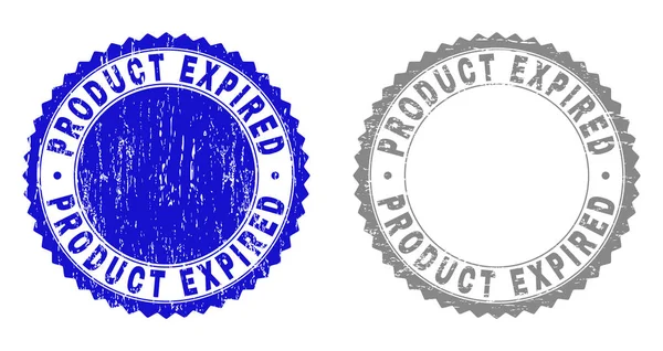 Grunge Product verlopen bekrast stempel zeehonden — Stockvector