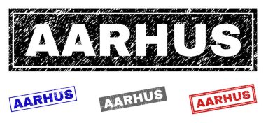 Grunge Aarhus dikdörtgen pullar çizik