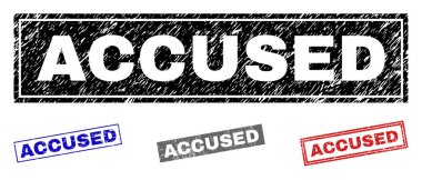 Grunge dokulu dikdörtgen filigranlar suçladı