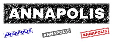 Grunge Annapolis dikdörtgen pullar dokulu