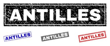 Grunge Antilleri dikdörtgen filigranlar dokulu