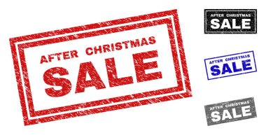 Sonra Noel satış dikdörtgen filigranlar dokulu grunge