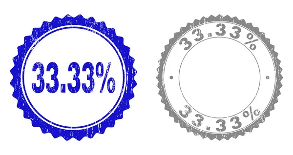 Texturizado 33.33 Percentagens Scratched Watermarks — Vetor de Stock