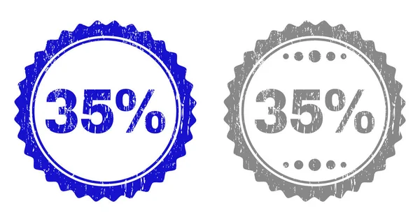 Texturizado 35 Percentuais Scratched Watermarks — Vetor de Stock