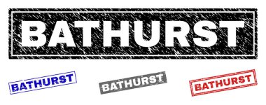 Grunge Bathurst dikdörtgen pullar çizik