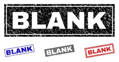 Grunge boş dokulu dikdörtgen pullar