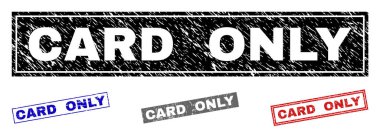 Grunge kartı yalnızca dikdörtgen filigranlar dokulu