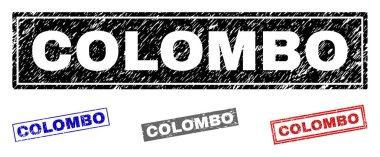 Grunge Colombo dikdörtgen pullar çizik