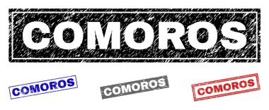 Grunge Komor dikdörtgen pullar çizik