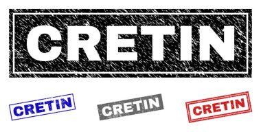 Grunge aptal dikdörtgen filigranlar dokulu