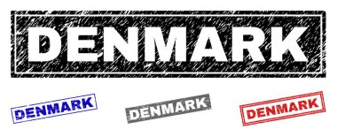 Grunge Danimarka dikdörtgen filigranlar çizik