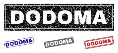 Grunge Dodoma dikdörtgen filigranlar çizik