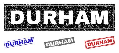 Grunge Durham dikdörtgen pullar dokulu