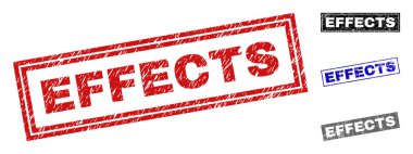 Grunge efektler dikdörtgen pullar çizik