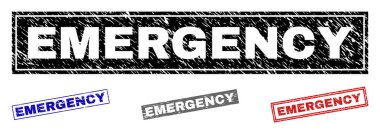 Grunge acil dokulu dikdörtgen pullar