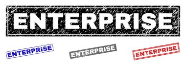 Grunge kurumsal dikdörtgen pullar çizik