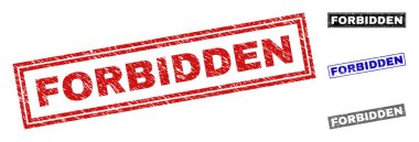 Çizik dikdörtgen filigranlar yasak grunge