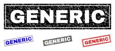 Grunge genel dokulu dikdörtgen pullar