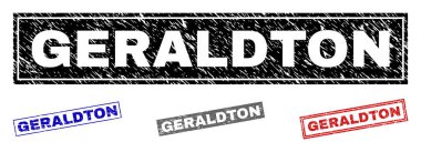 Grunge Geraldton dikdörtgen filigranlar çizik