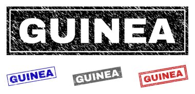 Grunge Gine dikdörtgen filigranlar çizik