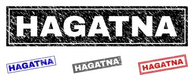 Grunge Hagåtña dikdörtgen pullar çizik