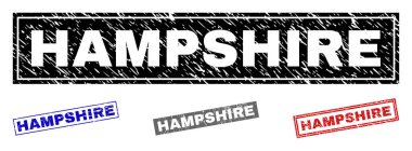 Grunge Hampshire dikdörtgen filigranlar dokulu