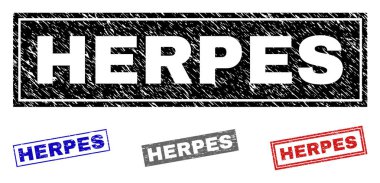 Grunge Herpes dikdörtgen pullar çizik