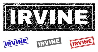 Grunge Irvine dikdörtgen pullar dokulu