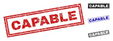 Grunge yetenekli dokulu dikdörtgen filigranlar