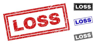 Grunge kaybı dikdörtgen filigranlar çizik