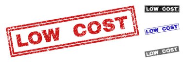 Grunge düşük maliyet dikdörtgen filigranlar çizik